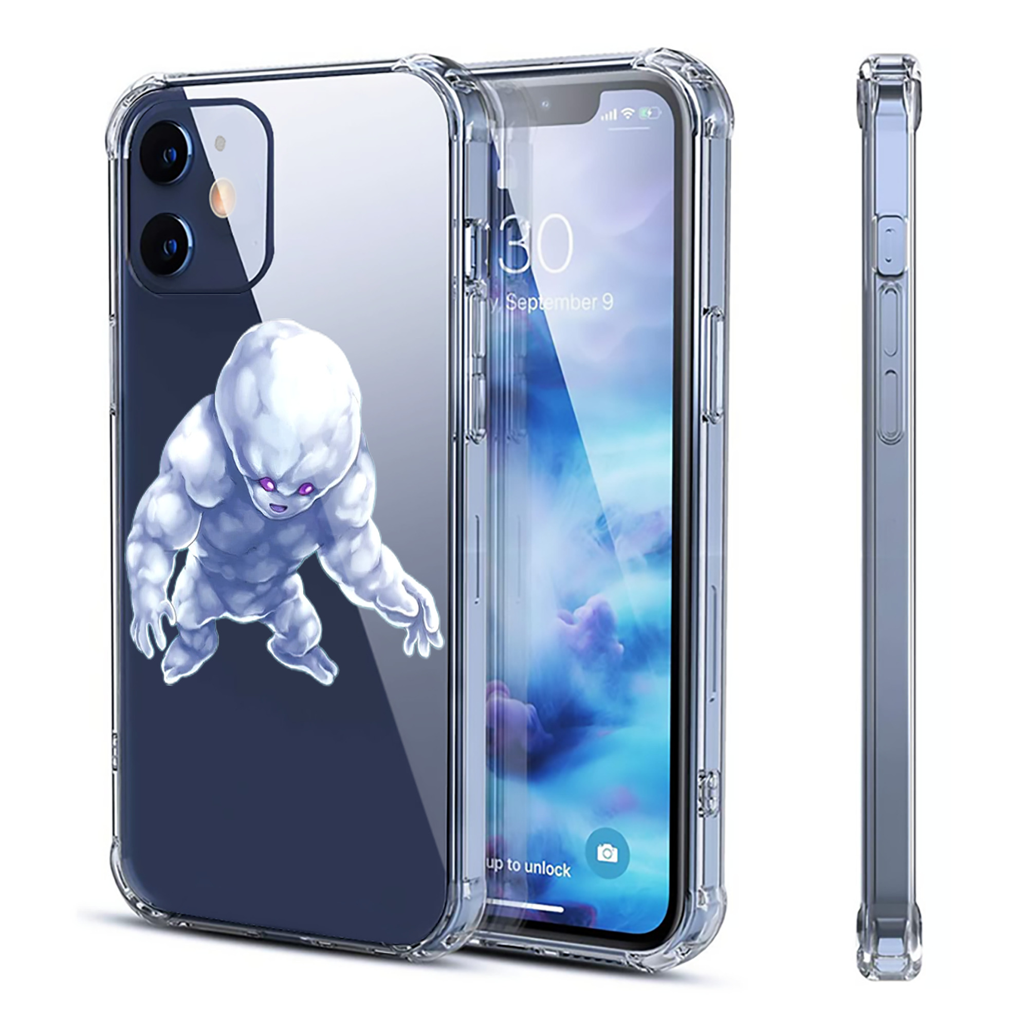 （画像用） 遊☆戯☆王 Yu-Gi-Oh! 【iPhone 12シリーズ対応】透明スマホケース（クリアソフトケース）